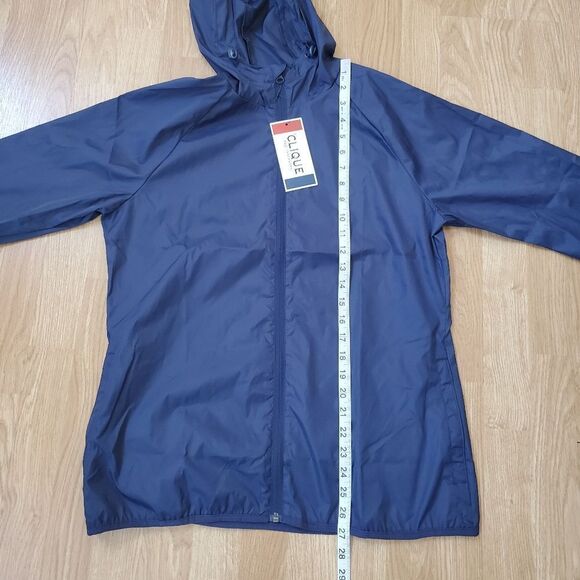 Clique Reliance Water Resistant Packable Jacket Sz Lg - Picture 8 of 11
